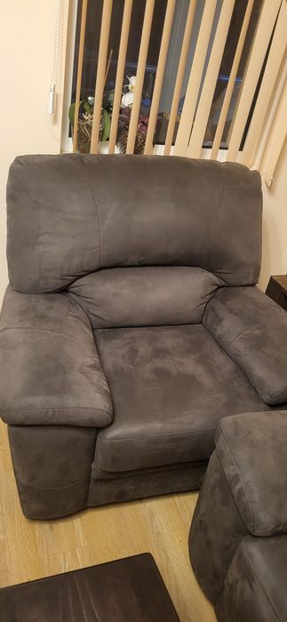 Мека мебел- диван и два фотьойла