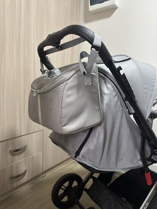 Коляска серый в хорошем состояни