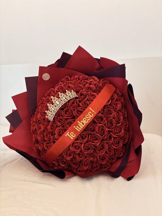 Buchet trandafiri sapun
