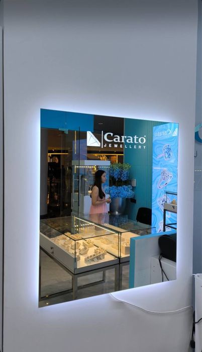 Зеркало на заказ! Производство сенсорных зеркал