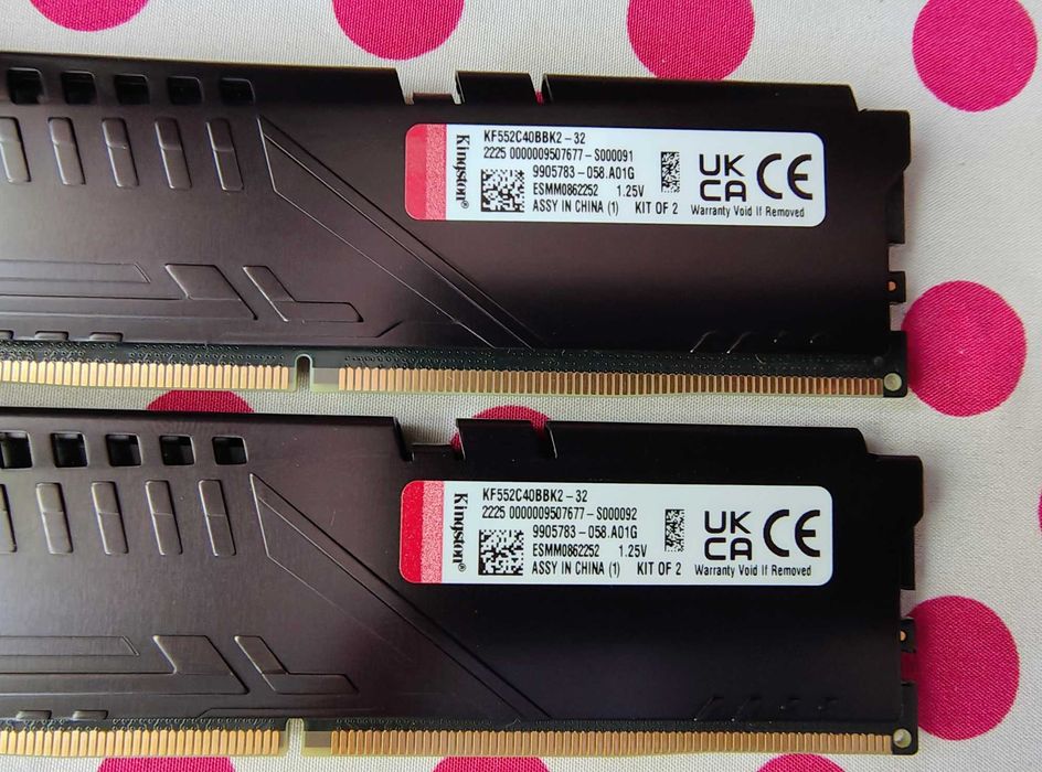 Memorie Ram Kingston FURY Beast 32GB DDR5 5200MHz CL40.