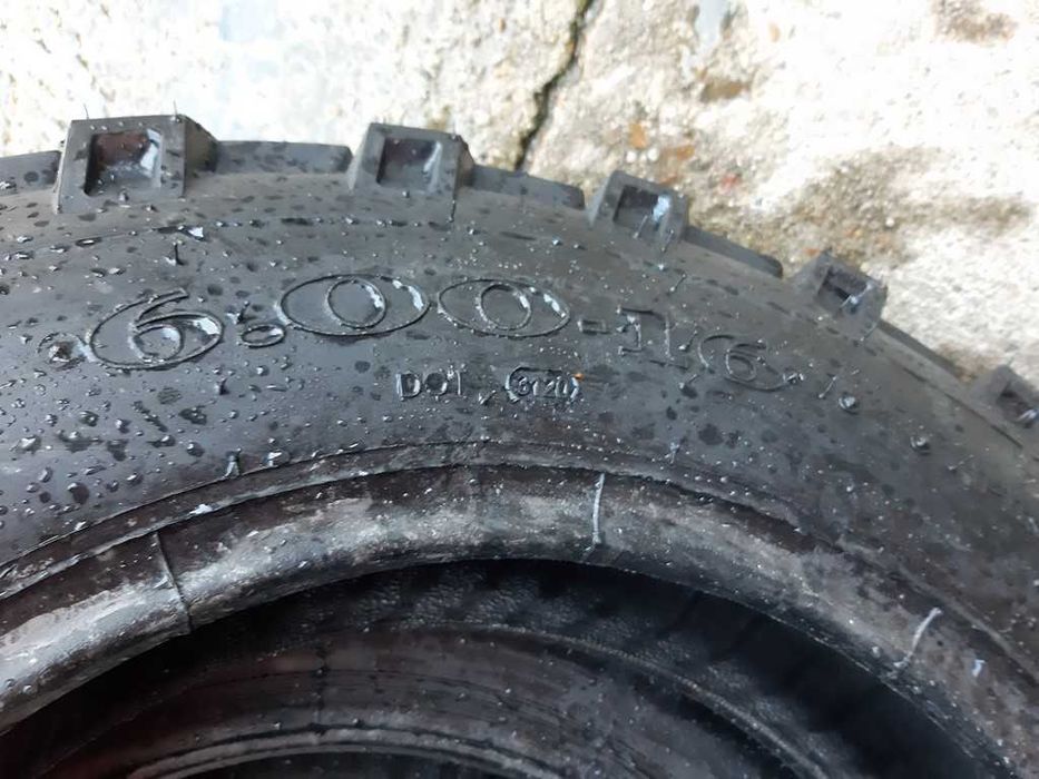 Cauciucuri noi de directie 6.00-16 tractor fata