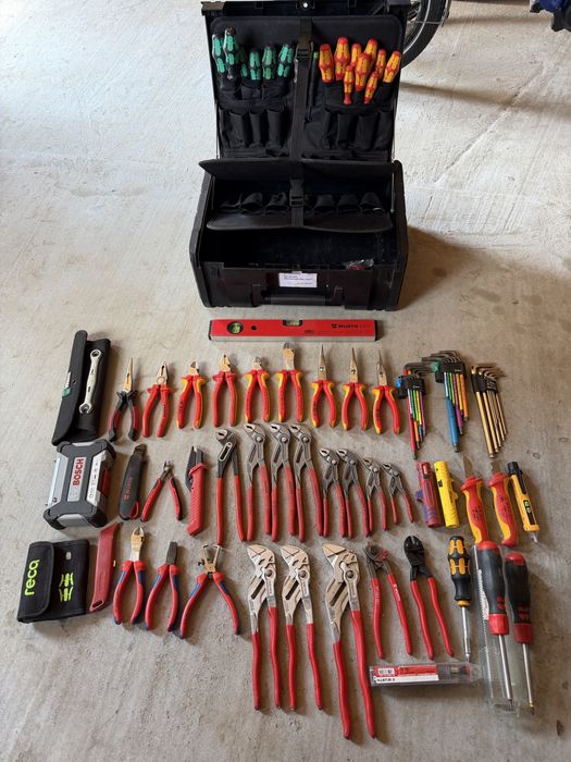 Куфар с инструменти Knipex/Wera/Wurth/Reca
