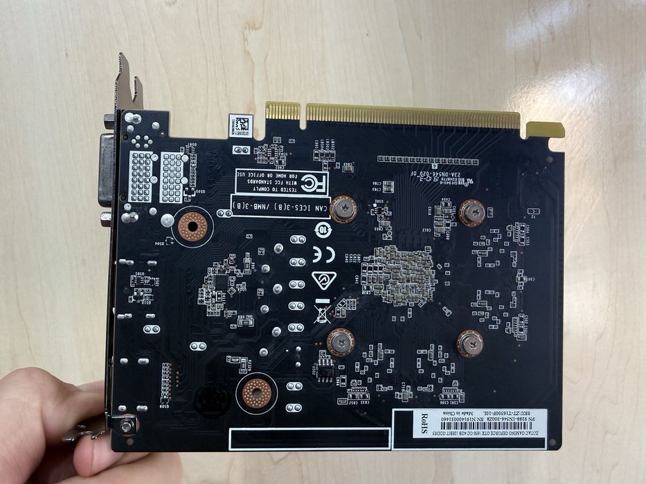 Видеокарта GTX 1650 без доп питания