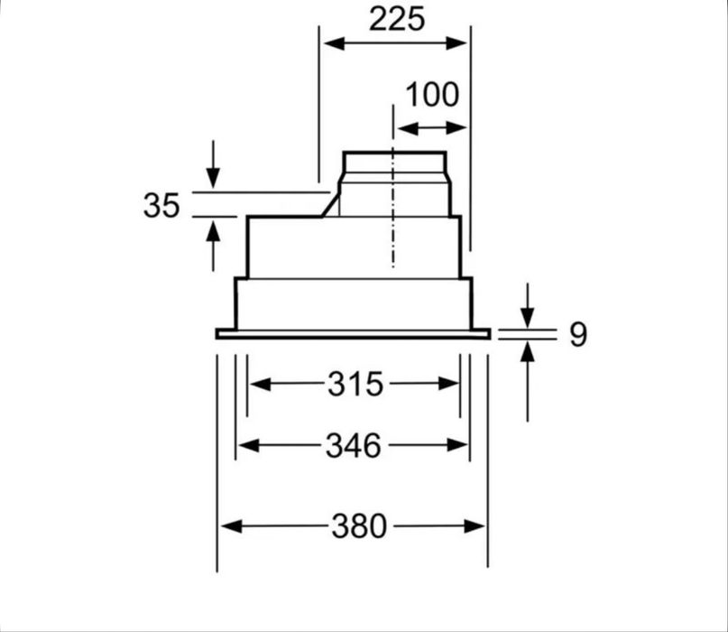 Встраиваемая вытяжка Bosch
