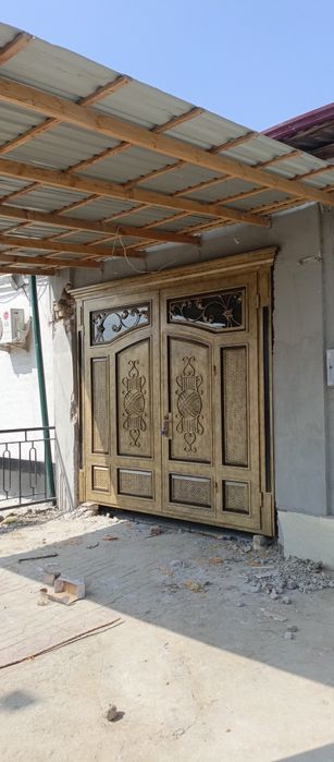 Даруаза есик айнага решетки ограждение уйдин алдына навес перила