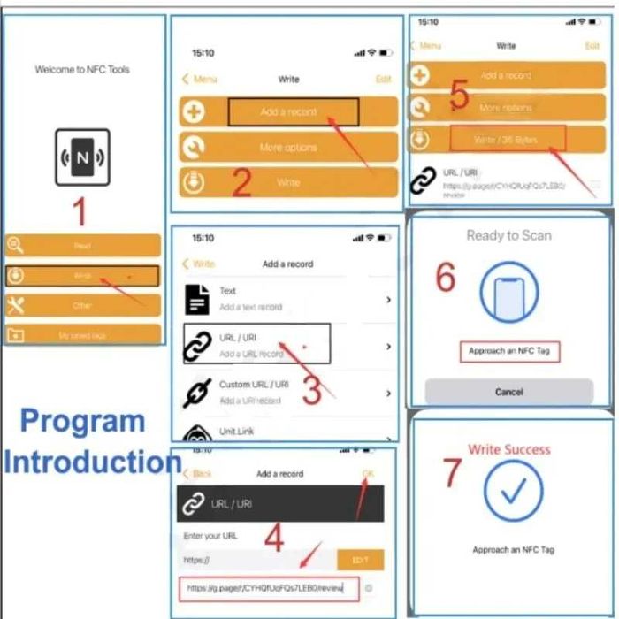 Табела / стойка за Google отзиви с NFC + QR код за ресторант/бизнес
