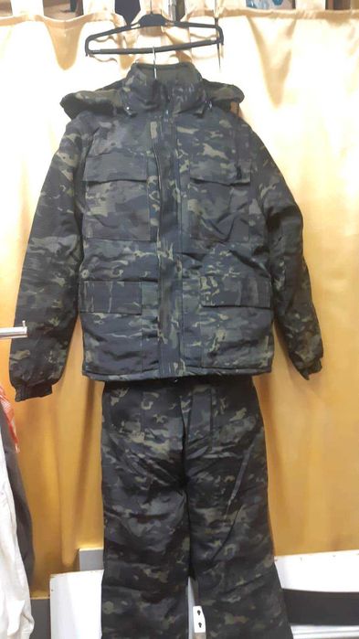Камуфляж комбинезон зима