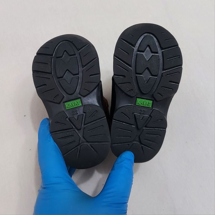 Ghete iarnă KAVAT SUEDIA, încălțăminte piele naturală, mărimea 22 unis