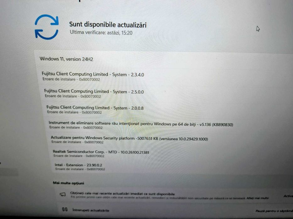 Laptop Fujitsu Lifebook A3510 15.6" FHD, procesor i3-1005G1