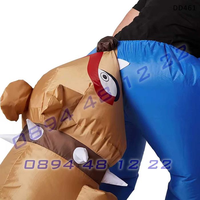 Надуваем парти костюм захапка куче облекло аниматор хелуин рожден ден