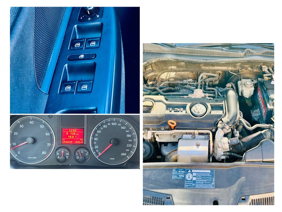 VW Golf 5 1.4 TSI 122 CP – benzină – evacuare dublă sport – 2008