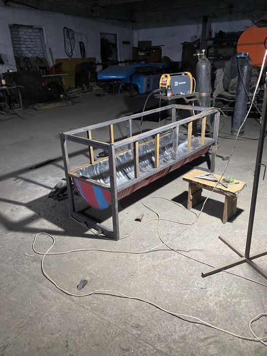 Кормушка из бочки 200 л