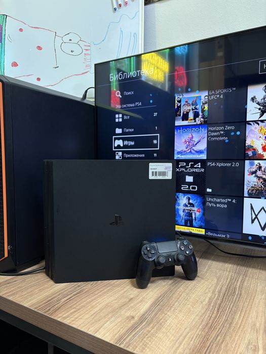 PlayStation 4 Pro Прошитая Kaspi Red/0-0-12