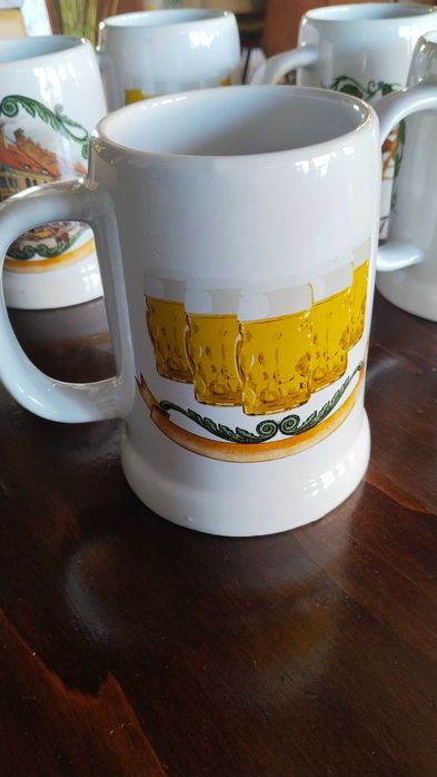 Чаши керамични за бира тип халба