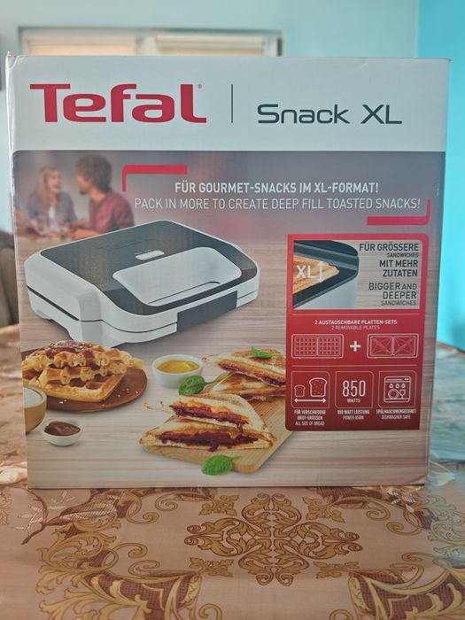 Tefal snack xl 2 in 1 sandwich maker and waffle