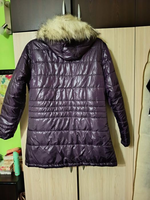 Лилаво зимно яке