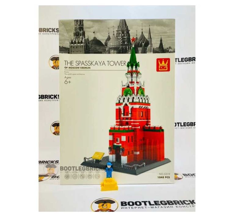 Lego Лего Московского Кремля 1047-детал Доставка бесплатно