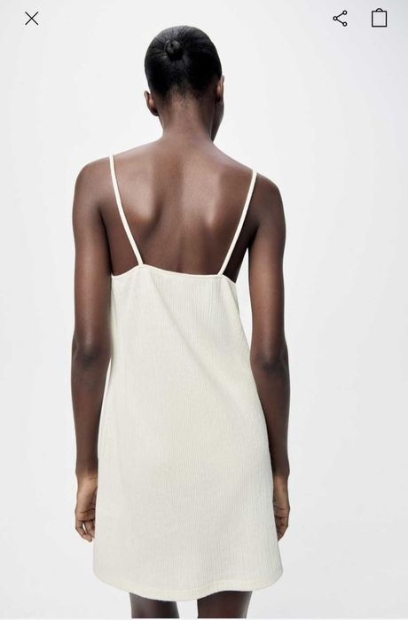 Rochie lejera cu cristale Zara