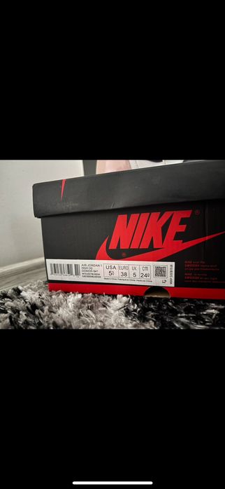 Air jodan 1 High atmosphere bubble gum originali