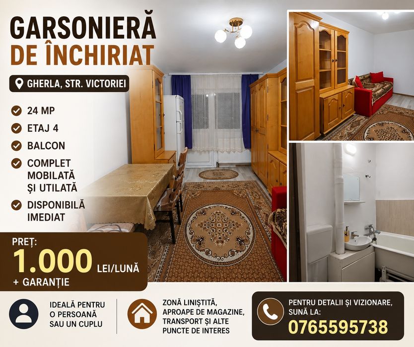 Garsoniera pentru inchiriere