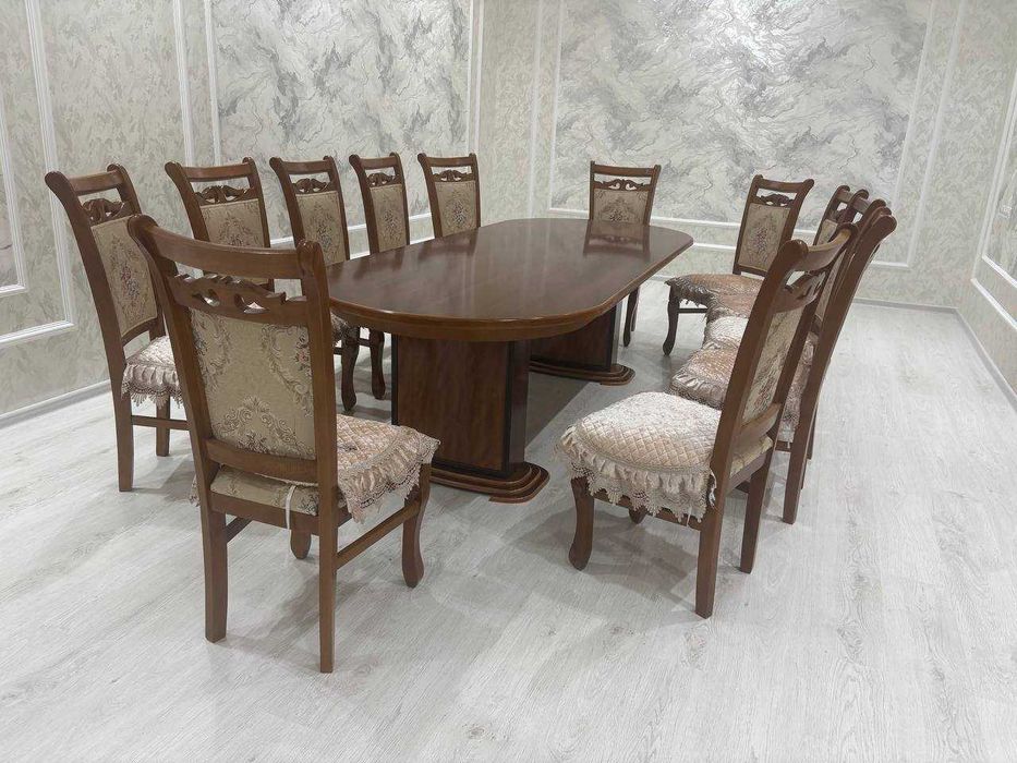 Stol stul 12 talim mehmon xonaga