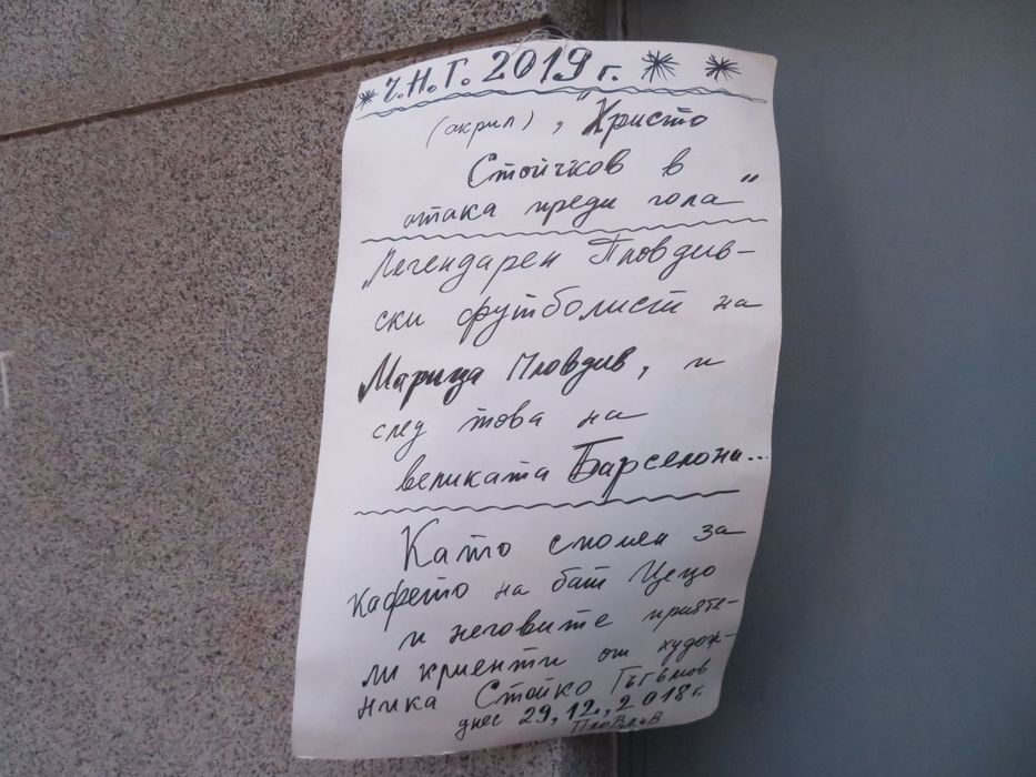 Картина Стоичков