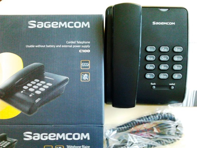 Нов телефон стационарен Sagemcom