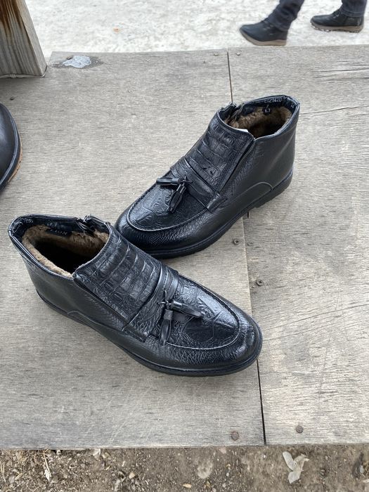 Зимний обувь натральный мех