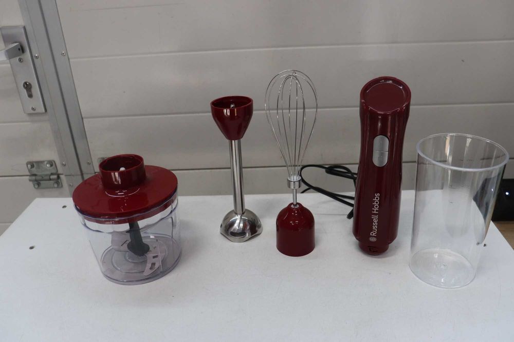 Russell Hobbs Електрически ръчен блендер 3в1 миксер, бъркалка и ножове