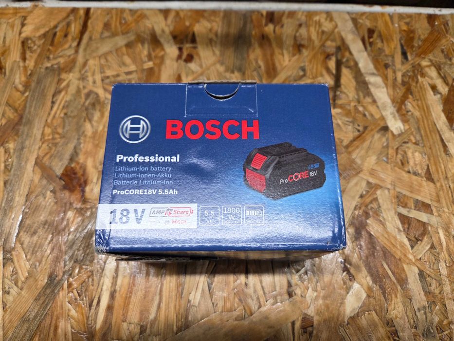 Акумулаторна батерия Bosch proCORE 18V 5.5Ah Original Нова! Гаранция!