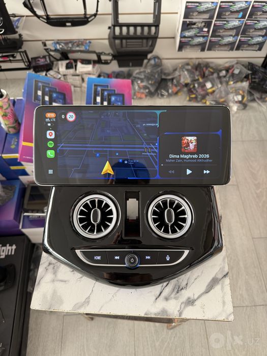 Магнитола 12.8 дюйм 4/64 Спарк учун оригинал 2К янги CarPlay WiFi