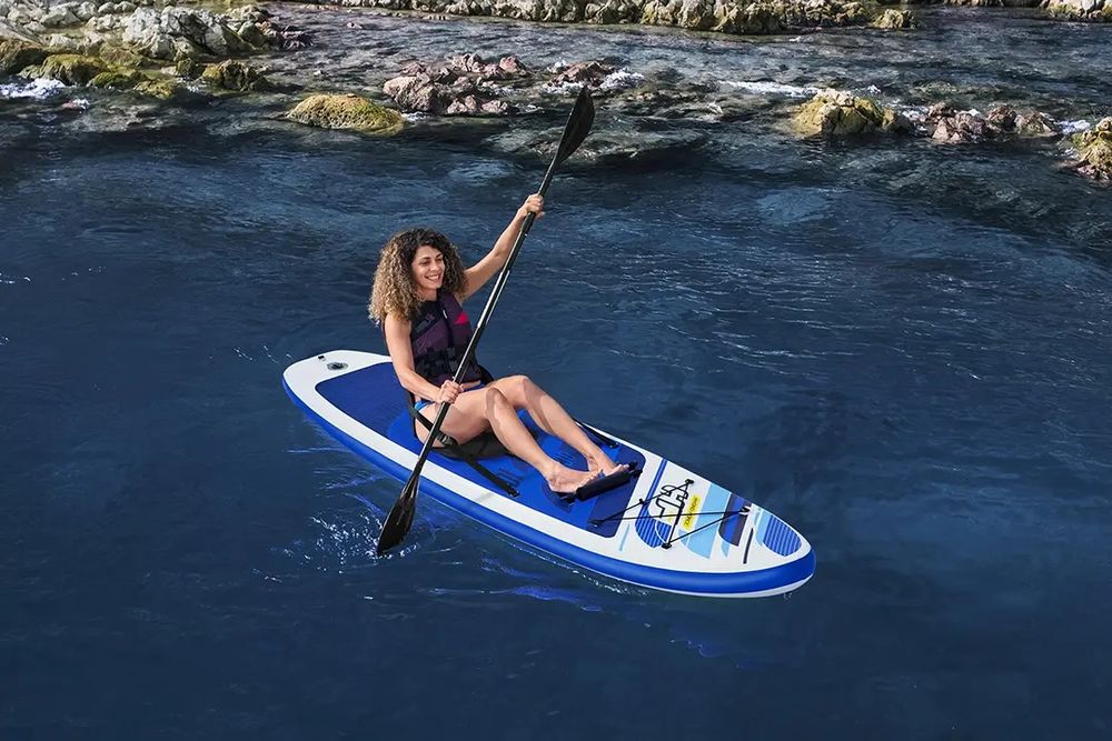 Нов!SUP Борд Bestway Oceana 305 cm x 84 cm x 12 cm +седалка каяк гаран