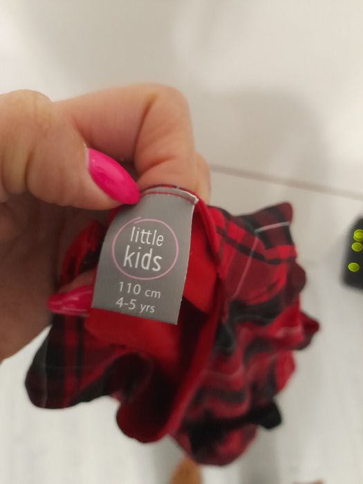 Rochie fetita  cu fundita pt Craciun