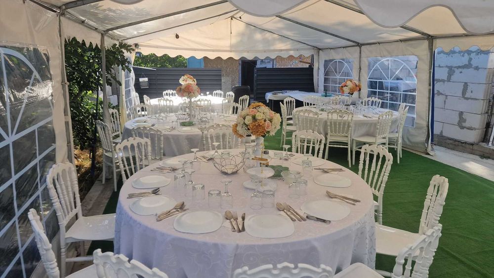 Inchiriere cort evenimente, aranjamente pentru gatitul miresei