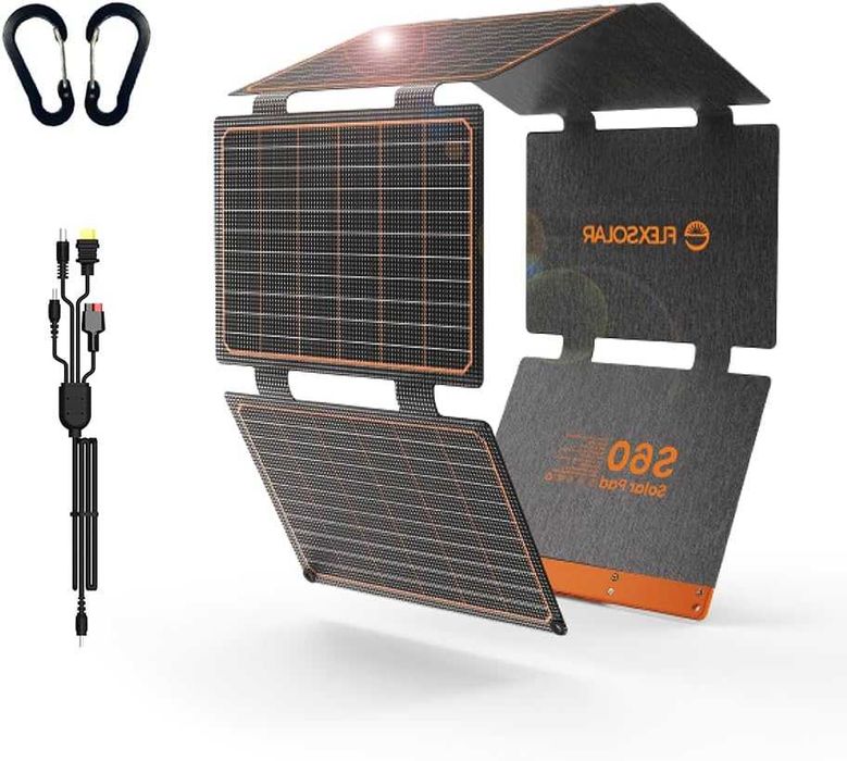 Соларен панел FlexSolar 60W сгъваем USB-C IP67