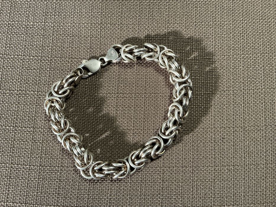 Сребърна гривна проба 925