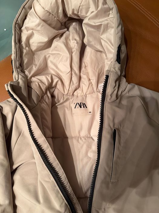 Парка яке ZARA 98 размер в бежово
