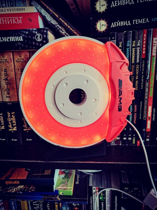 LED AMG Спирачен Диск Лампа / Декорация AMG Стил