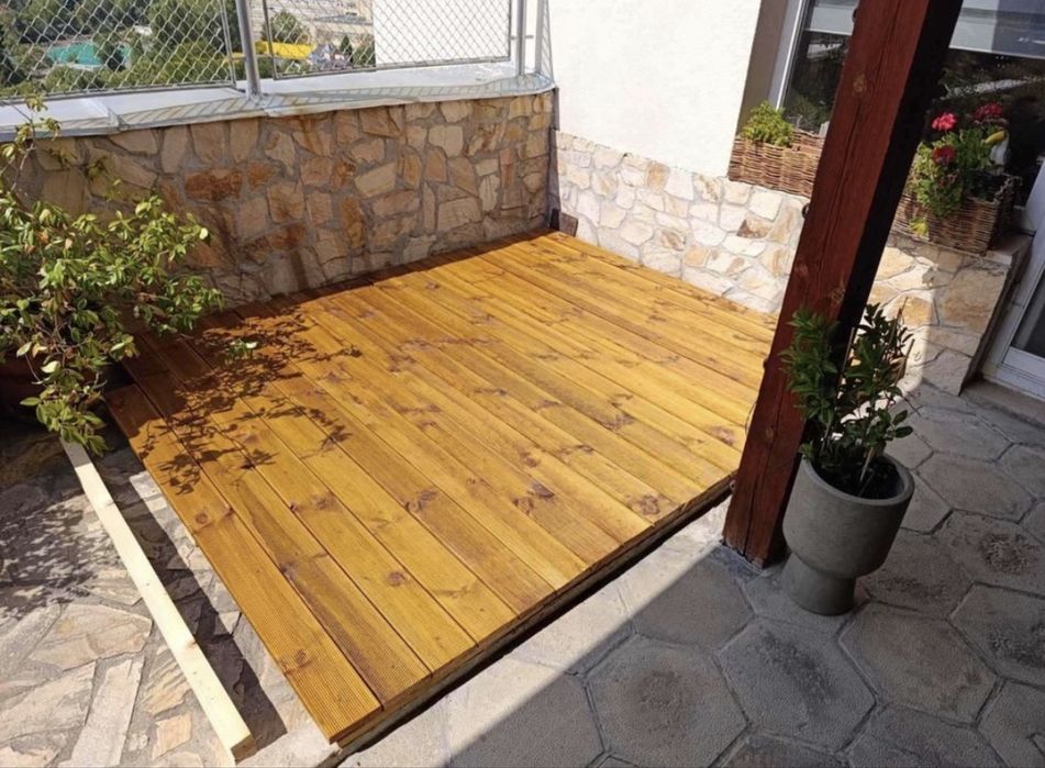 Импрегниран декинг 9см / 12см