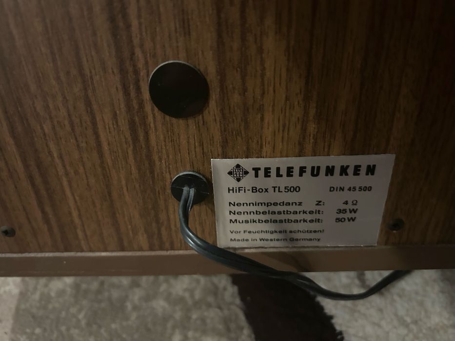 Boxe raft Telefunken hifi box TL500