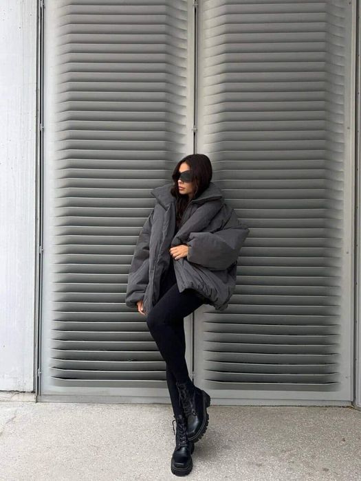 Пуховик ручной работы