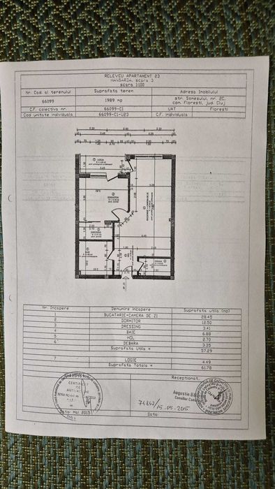 Apartament 2 camere mobilat si utilat, 58 mp , parcare, str Somesului