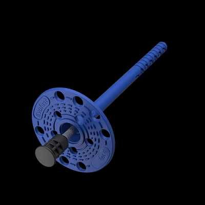 фасадный дюбель тарельчатый с забивным распорным элементом из стали