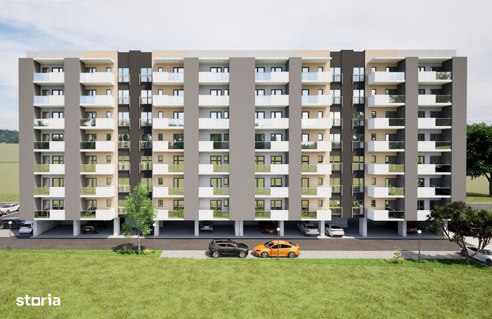 Studio NOU 40mp  | De la 88.000€ | Parcare inclusă | Doamna Stanca