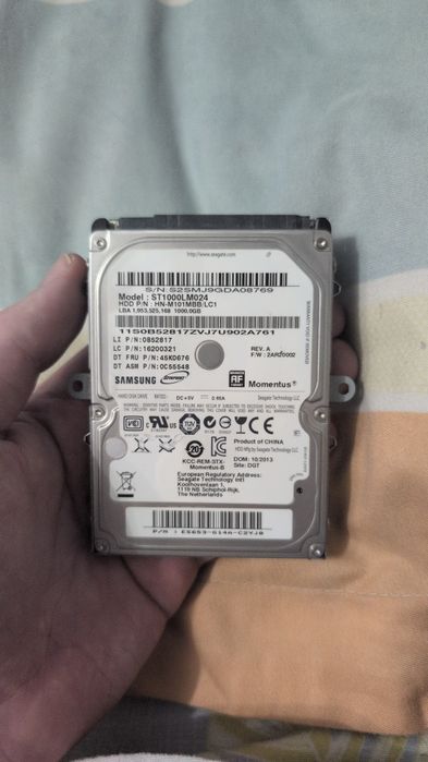 Жесткий диск для ноутбука 1тб