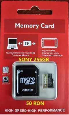 Card memorie MicroSD + adaptor – nou, sigilat OFERTA