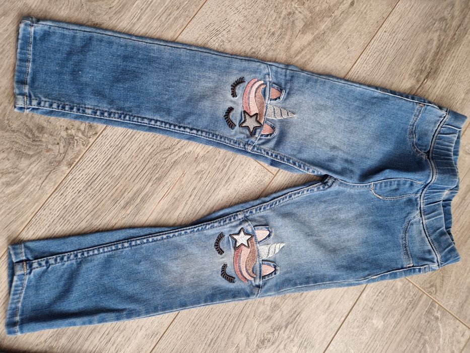 Lot 6 blugi, colanti, pantaloni trening fetita 2-3 ani, mar.98, H&M