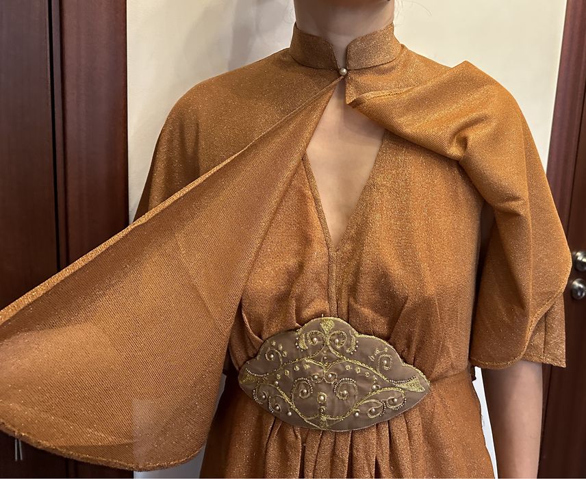 Rochie ocazie, lucrata pe comanda, marime 40