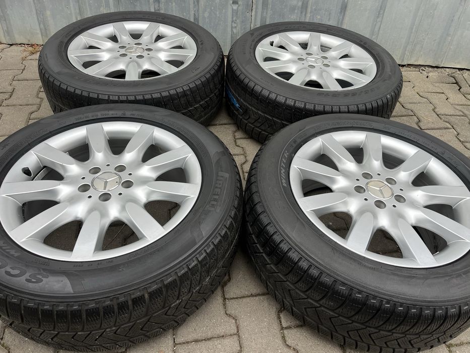 Jante aliaj 5x112mm, anvelope 255/55 R18, Mercedes ML, GLC, GLE